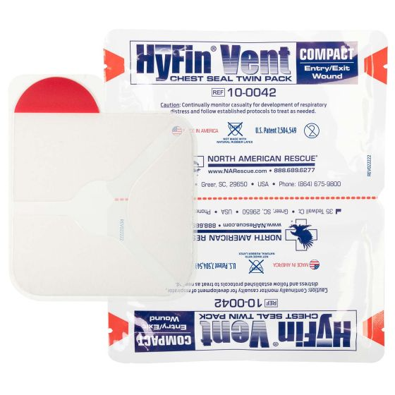 HyFin Vent Compact Chest Seal - Twin Pack | NAR-10-0042