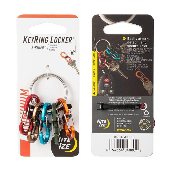 KeyRing Locker S-Biner - Aluminum