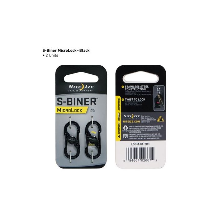 S-Biner Stainless Steel MicroLock