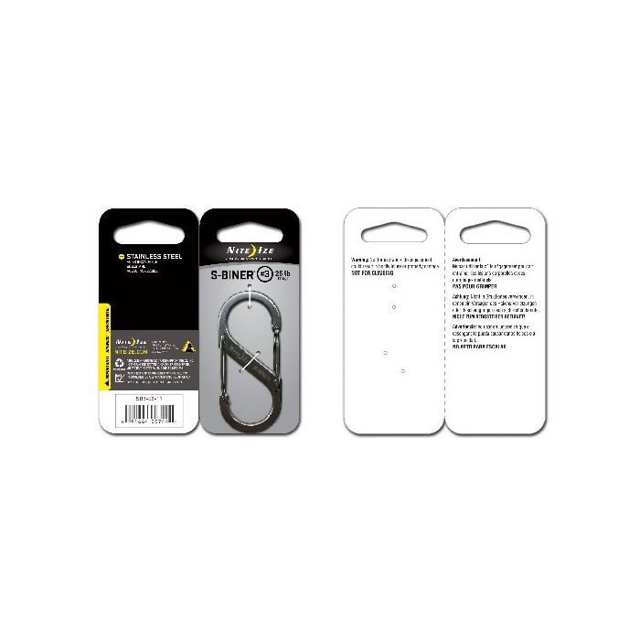 Dual Carabiner Stainless Steel