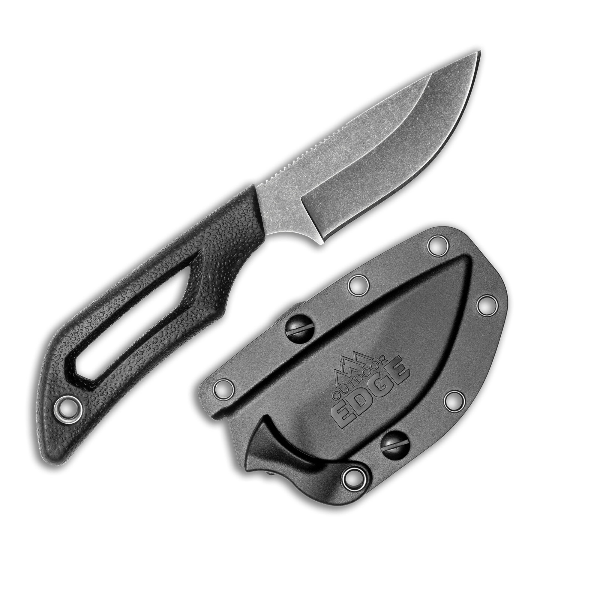 PIVOT DROP-POINT (Black, w/Sheath) | OE-PKDP-1C