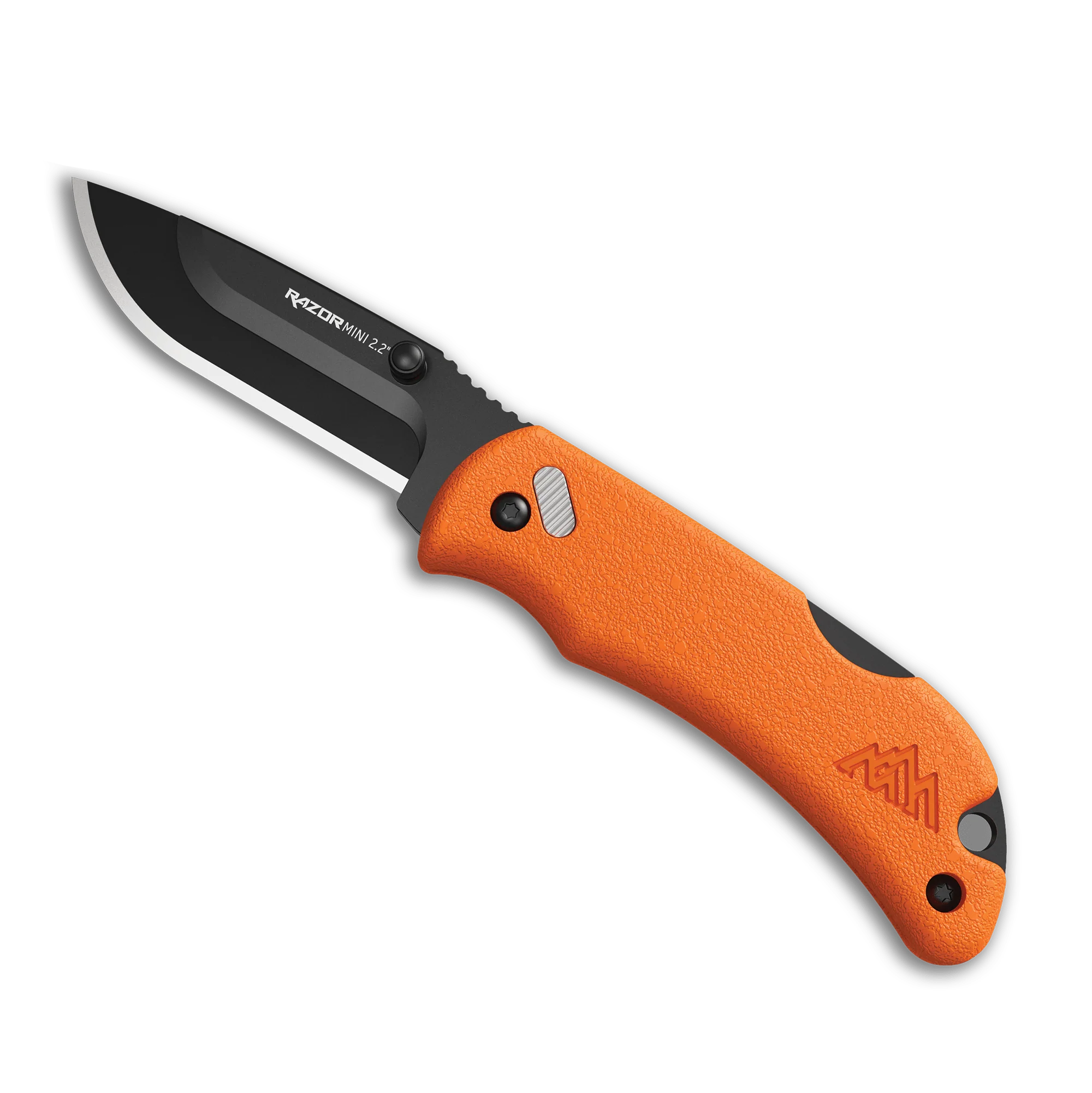 2.2 RAZOR-MINI (Orange PMS, Black 2 Drop-Pt Blades) | OE-RAZOR-MINI