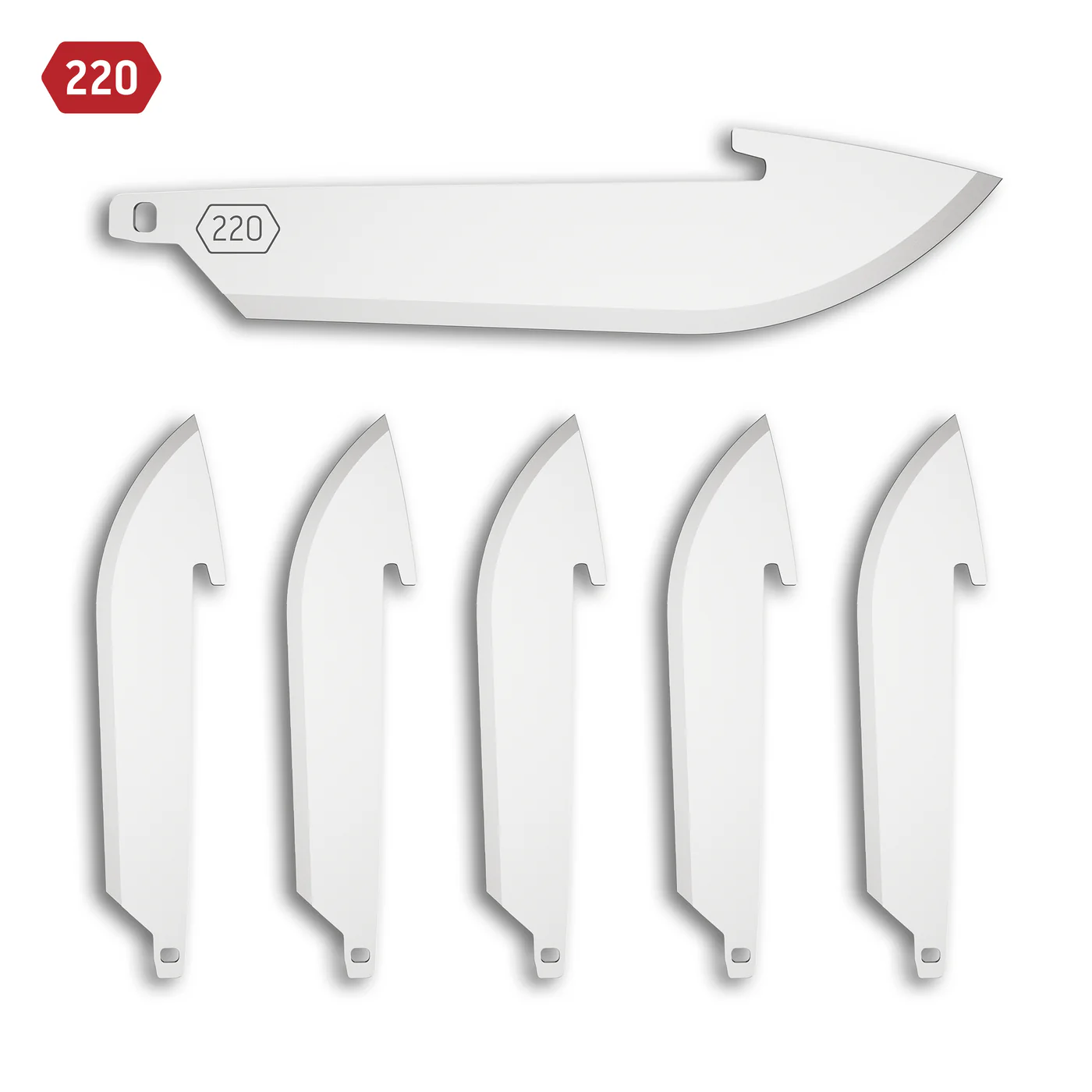 2.2 DROP-POINT BLADE PACK (6 Blades) | OE-RR22-6C