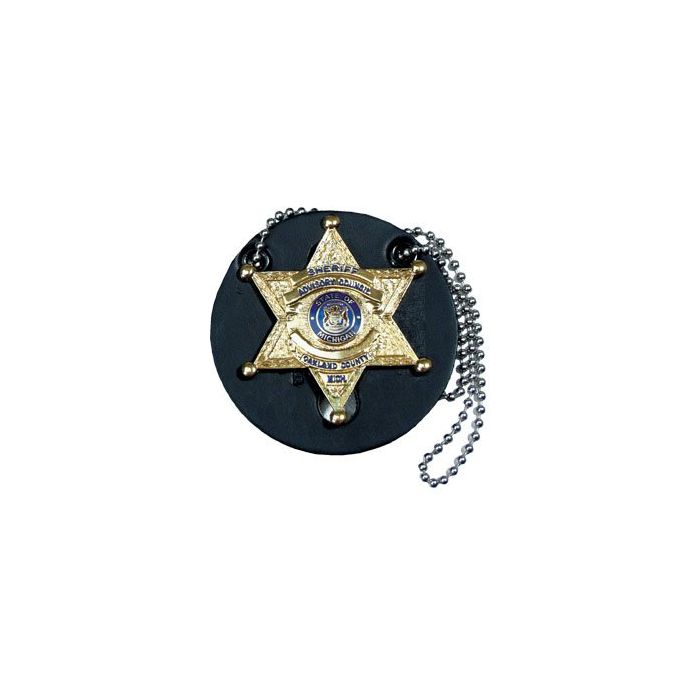 Round Universal Badge Holder w/ Chain