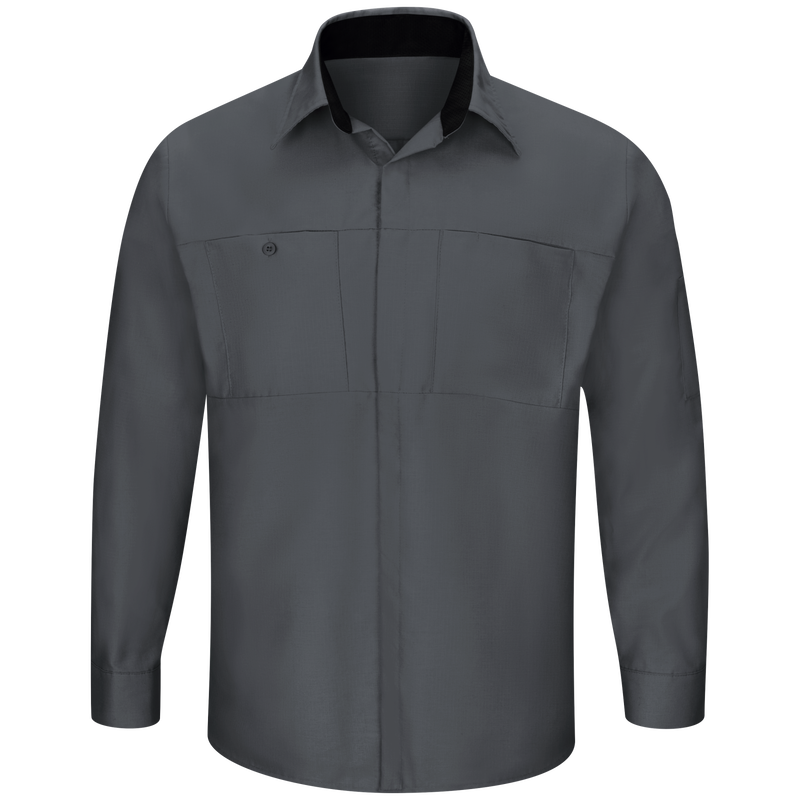 NetJets - Men's Long Sleeve Performance Plus Shop Shirt with OilBlok Technology