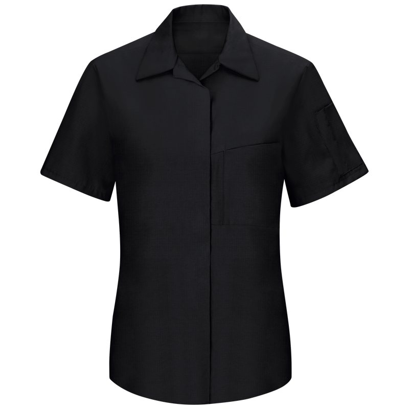 NetJets - Women's Short Sleeve Performance Plus Shop Shirt with OilBlok Technology