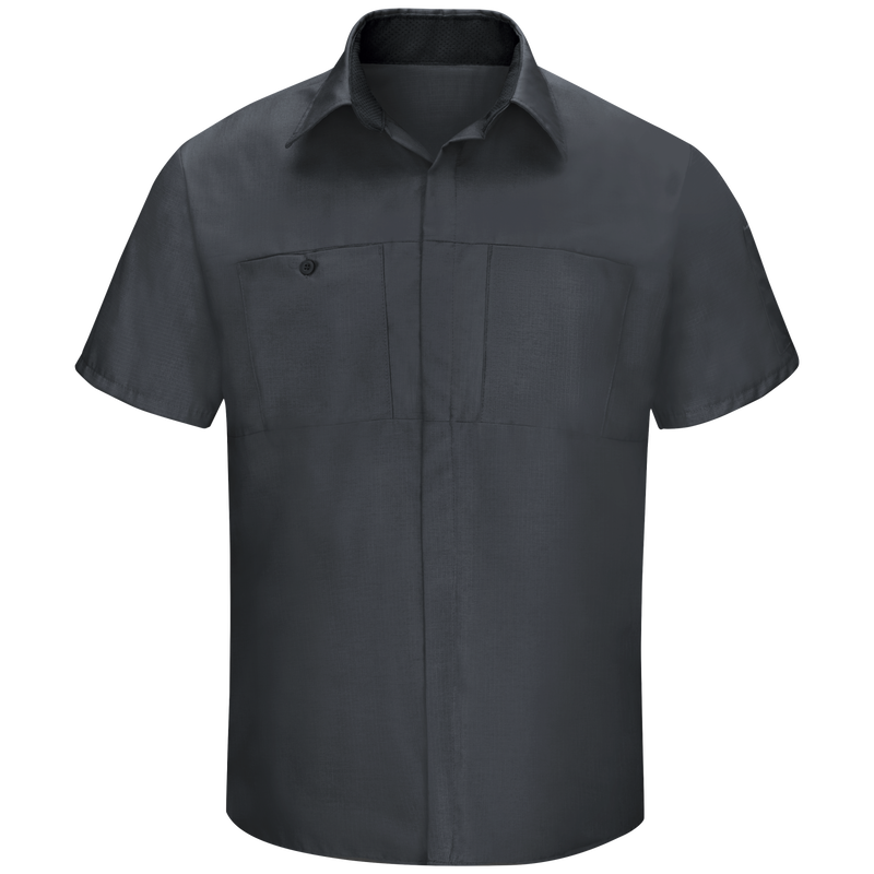 NetJets - Men's Short Sleeve Performance Plus Shop Shirt With Oilblok Technology