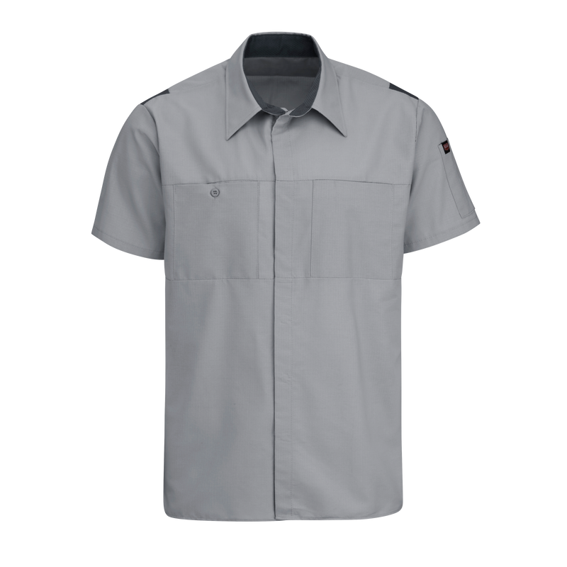 NetJets - Men's Short Sleeve Performance Plus Shop Shirt With Oilblok Technology