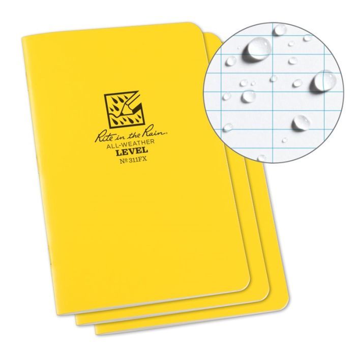 Field-Flex Stapled Mini Notebook - 3 Pack