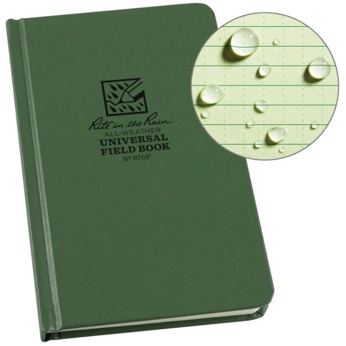 Fabrikoid Universal Bound Book - 4.75 x 7.5 - Green