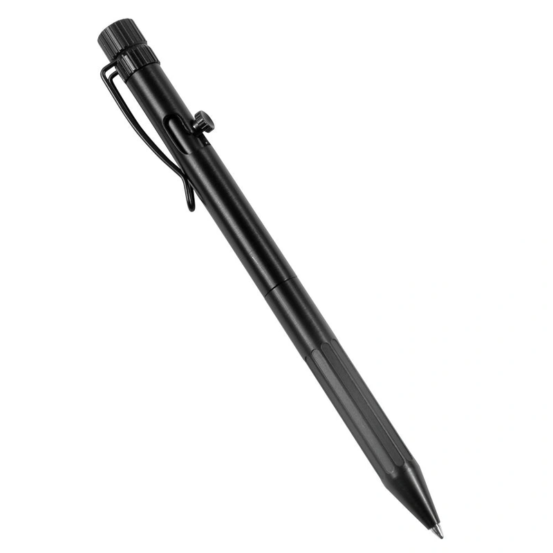 Bolt-Action Pen - Black w/ Black Ink | RIR-BK16