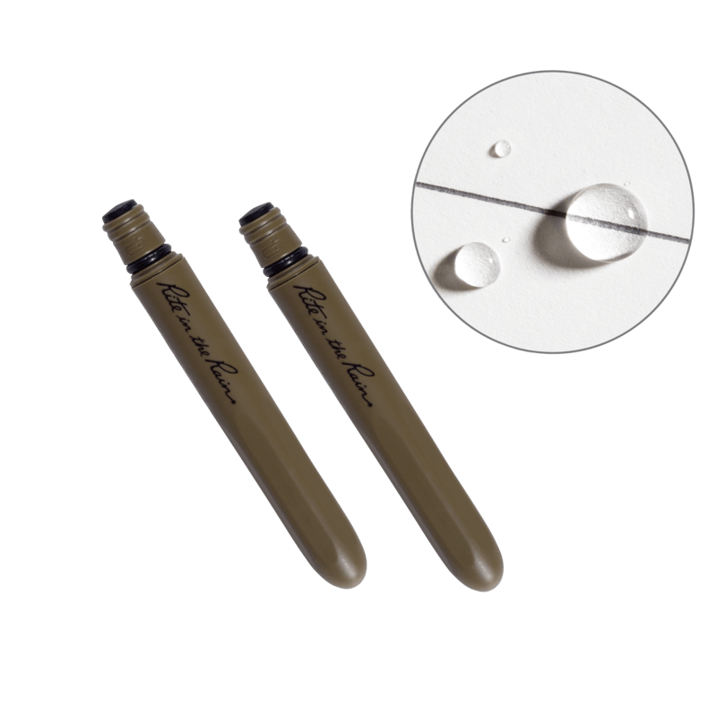 All-Weather Pocket Pen - Olive Pen with Black Ink - 2 Pack | RIR-FDE92