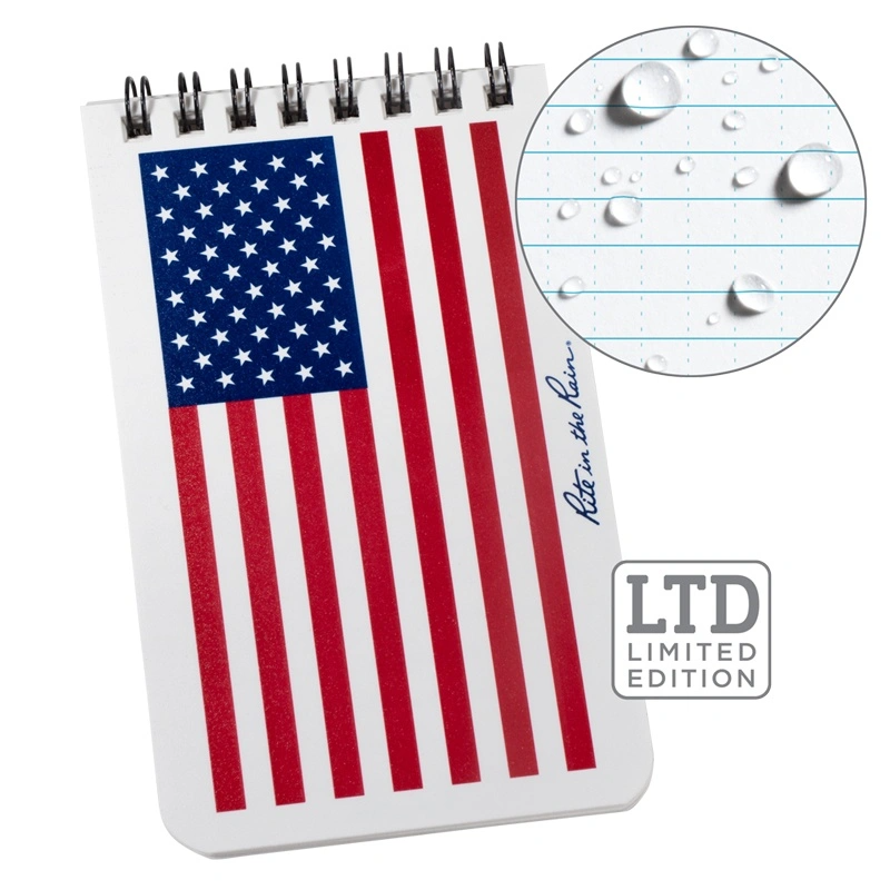 3''x5'' Notebook - Red/White/Blue Flag | RIR-FLW35