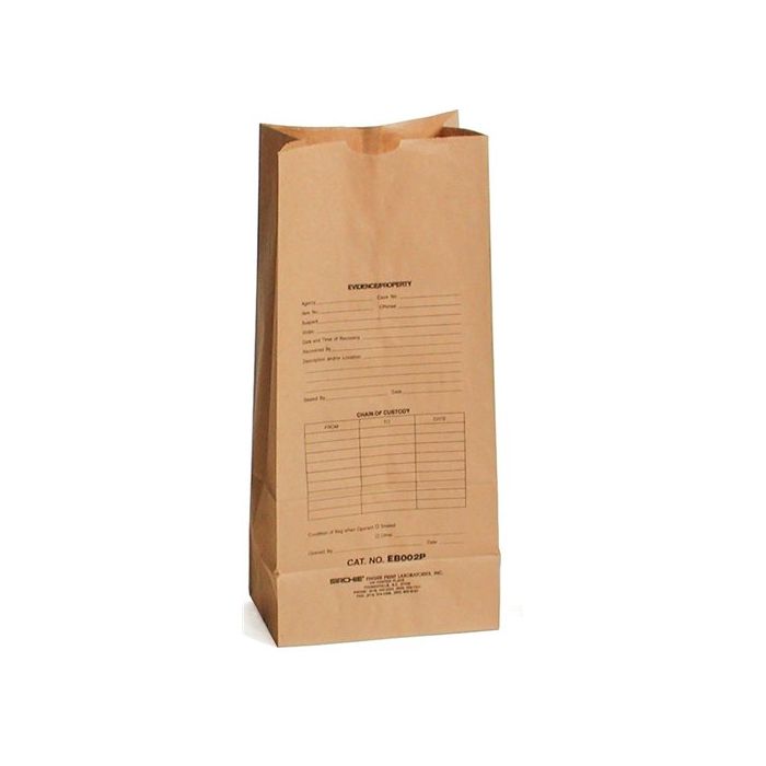 Preprinted Kraft Evidence Bags (Set of 100)