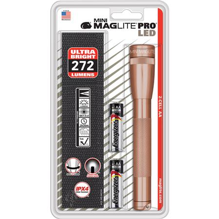 SP2P Mini Maglite Pro 2 AA-Cell LED Flashlight w/ Holster | MAG-SP2PHOLSTER