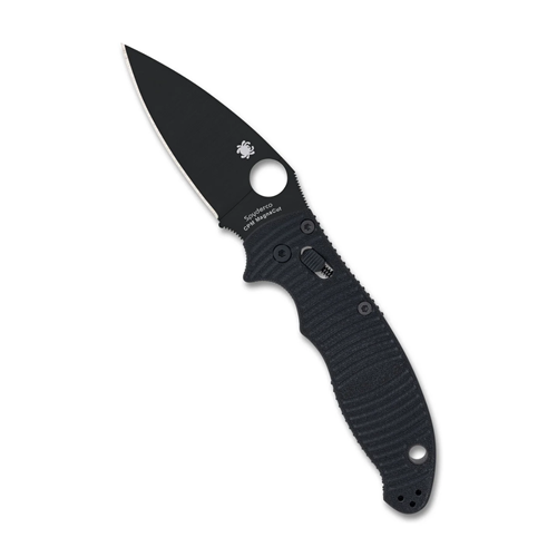 Manix 2 Salt Black G-10 CPM MagnaCut Black Blade | SPY-C101GMCBKP2