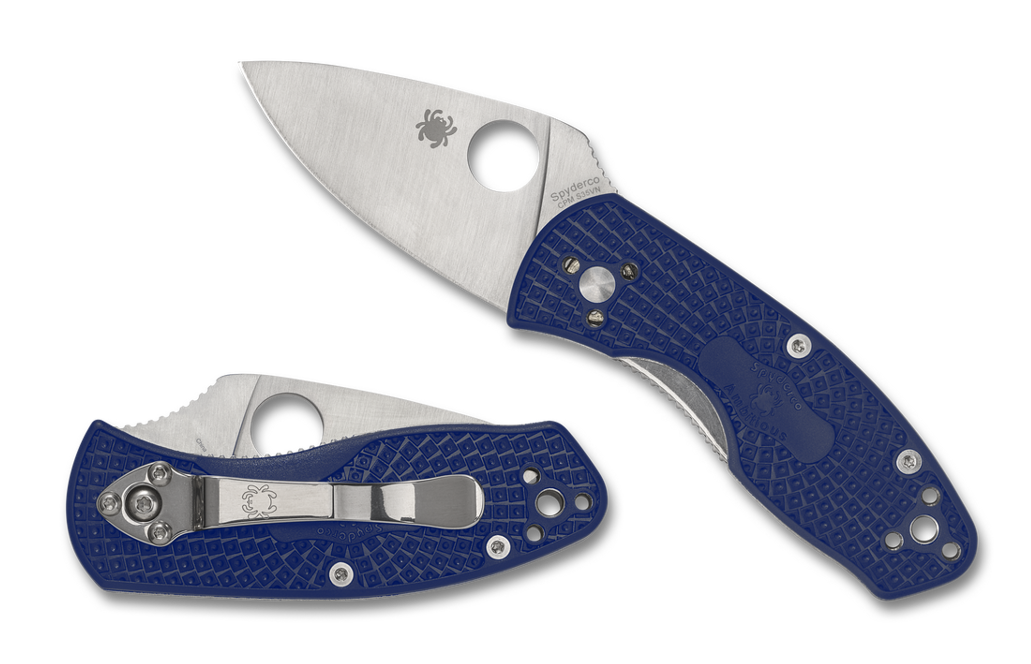 Ambitious Lightweight Blue CPM S35VN | SPY-C148PBL