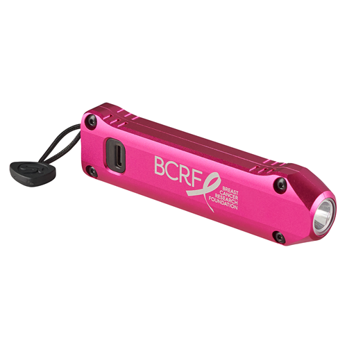 BCRF Pink Wedge XT Compact Everyday Carry Rechargeable Flashlight | STRE-88824