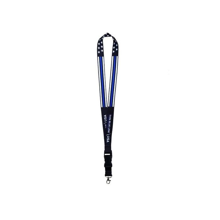 Thin Blue Line Lanyard - Stars and Stripes