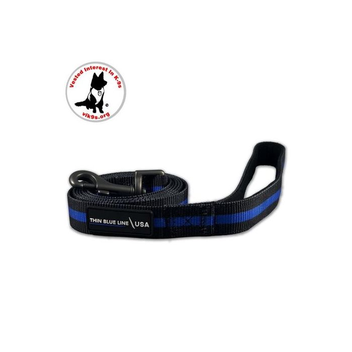 Thin Blue Line Dog Leash, Standard