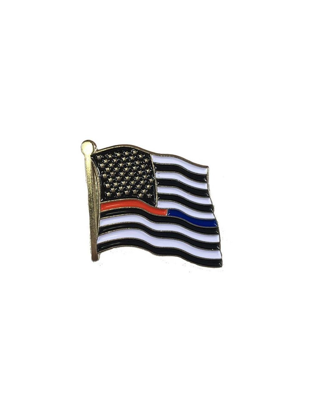 Dual American Flag Pin
