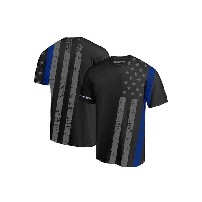 Athletic T-Shirt - All-Over, Thin Blue Line