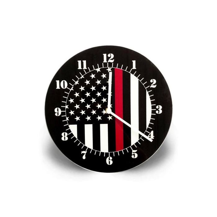 Thin Red Line American Clock