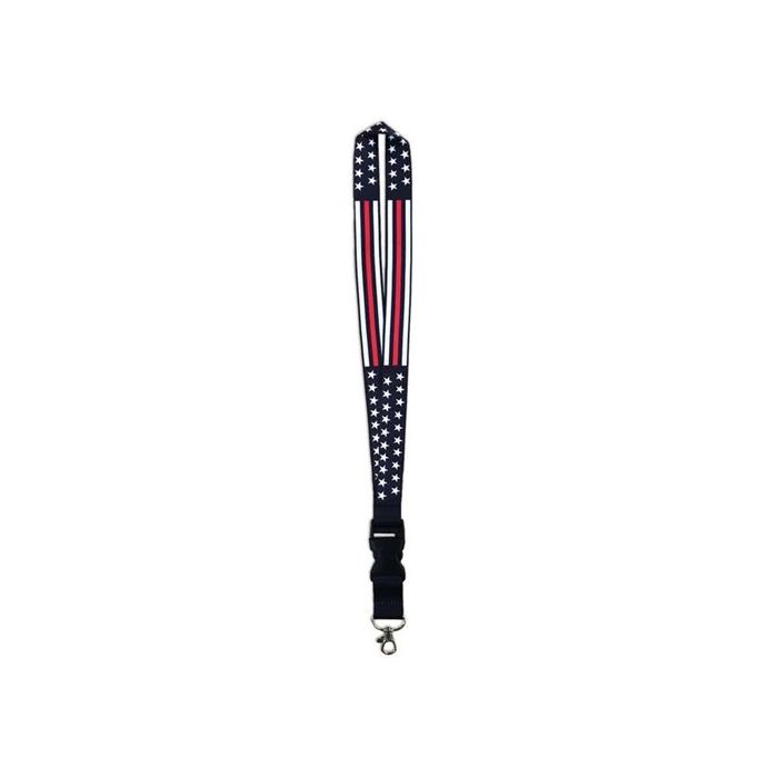 Thin Red Line Lanyard - Stars and Stripes