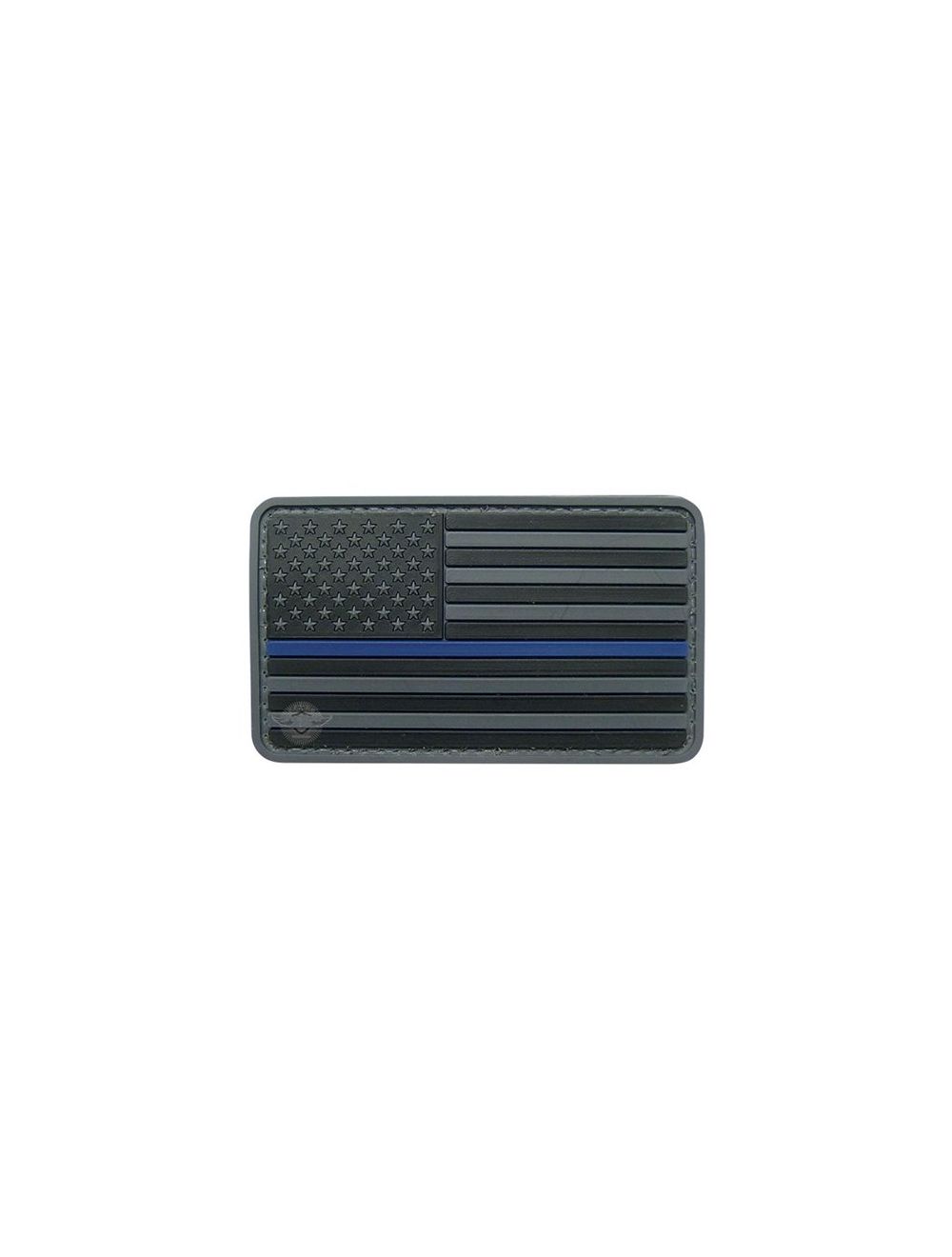 U.S. Flag Black w/ Blue Stripe Morale Patch