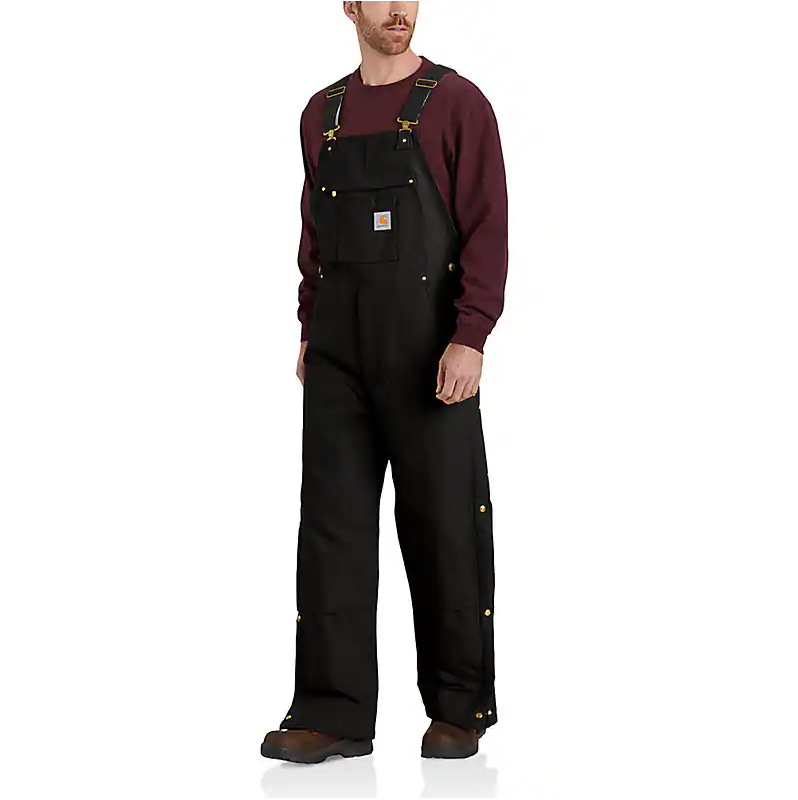 NetJets - Loose Fit Firm Duck Insulated Bib Overall - 2 Warmer Rating