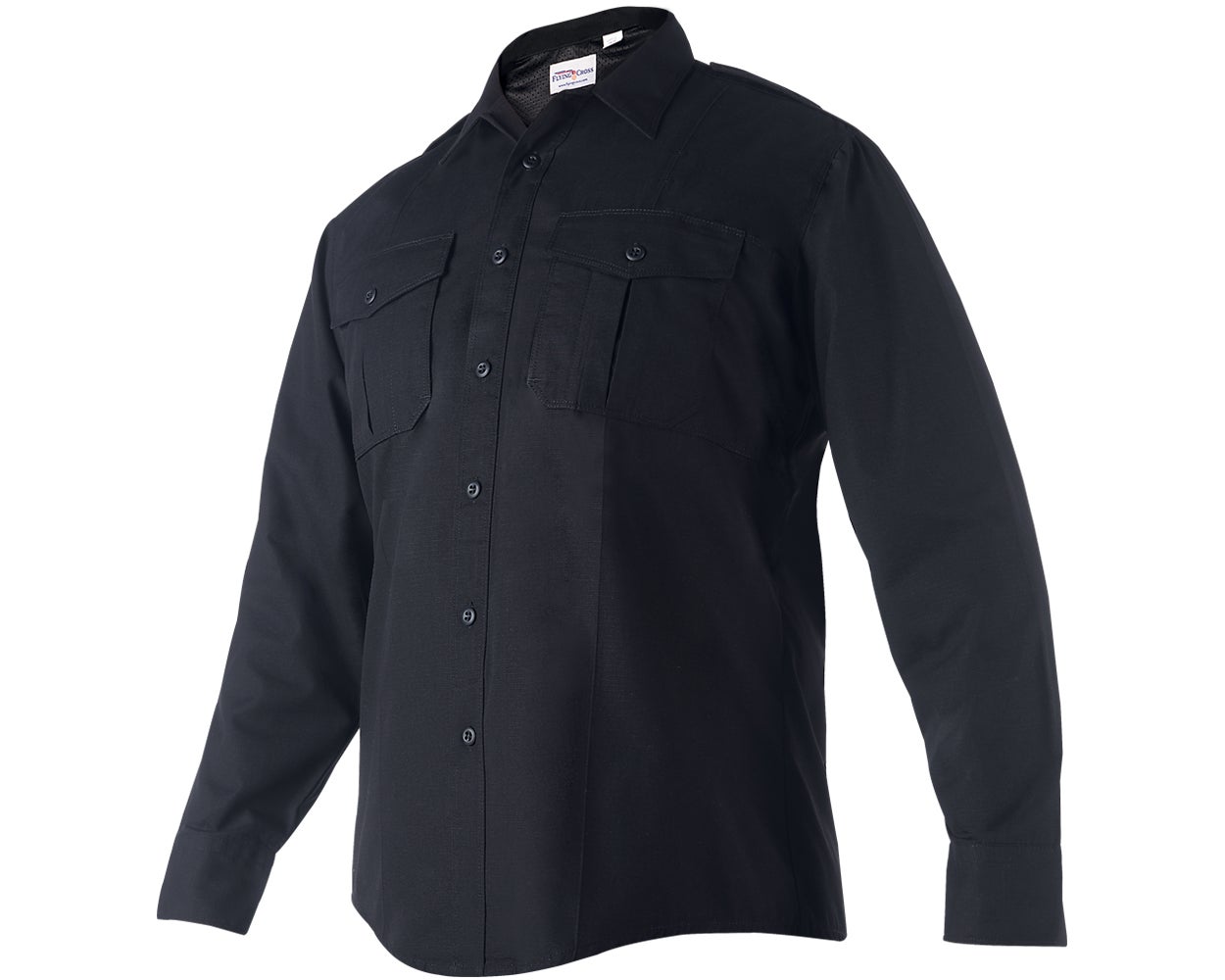 Washington Courthouse Fire - FX Flex Men's Class B Long Sleeve Shirt - Navy