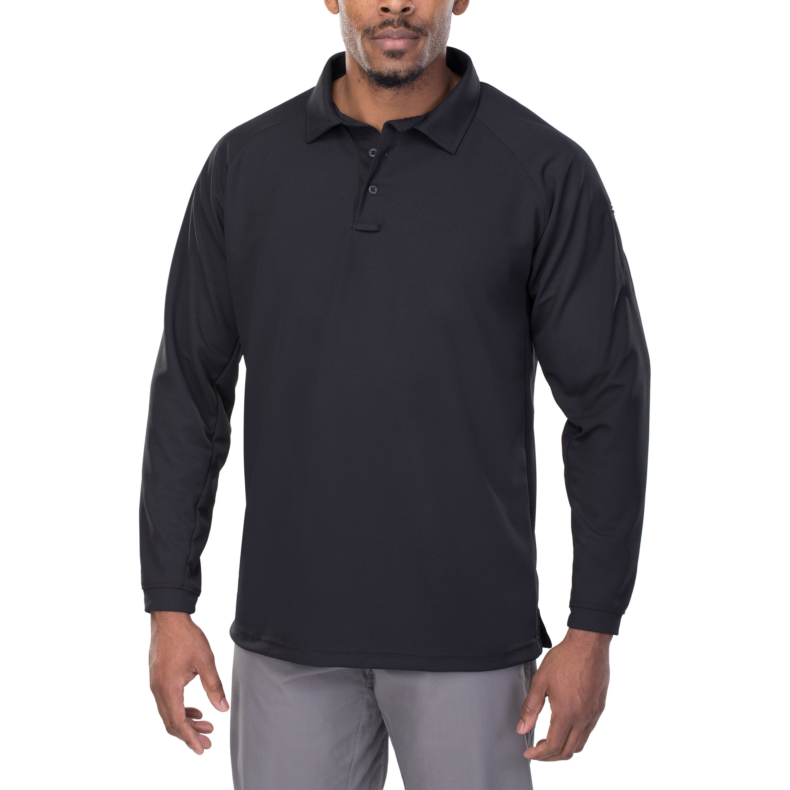 Pickaway County Sheriff Office - Men's Coldblack Long Sleeve Polo - Black